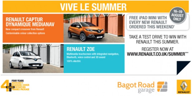 Free ipad Mini with New Renault