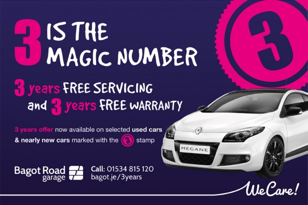 3 Years Free Warranty AND 3 Years Free Servicing on Selected Used Cars
