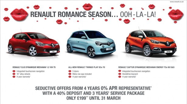 RENAULT ROMANCE SEASON… OOH - LA - LA!