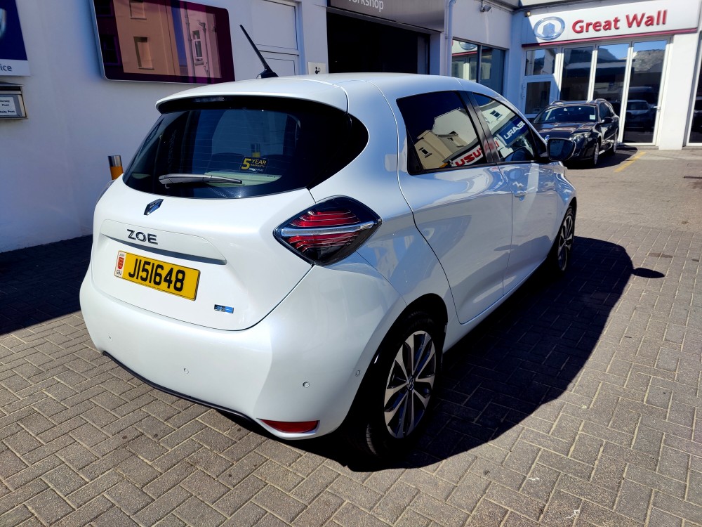 2021 Renault Zoe GT Line R135 E.V 50 Rapid Charge 100% Electric Automatic 5 Door Hatch